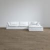 Cloud 2 Seat Chaise Linen White