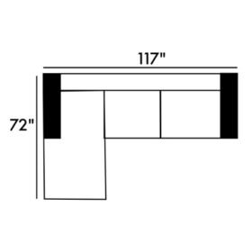 117"x72"