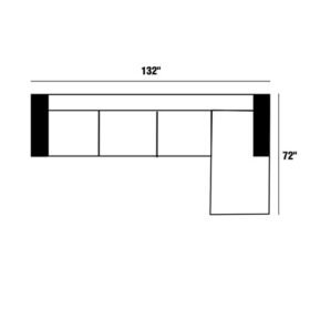 132"x72"
