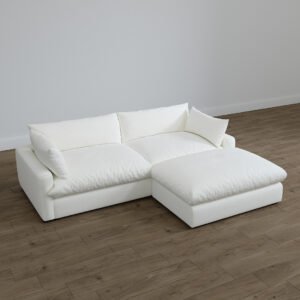 Original Plush Ottoman Chaise