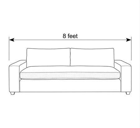 8 Feet - Amiri Bench Seat