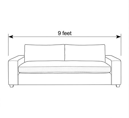 9 Feet - Amiri Bench Seat