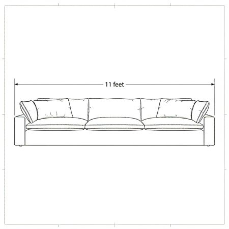11 Feet – Cloud Sofa Grande