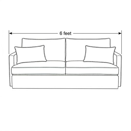 6 Feet - Lounge Sofa