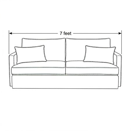 7 Feet - Lounge Sofa