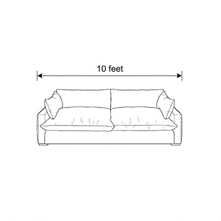 10 Feet - Original Plush Sofa