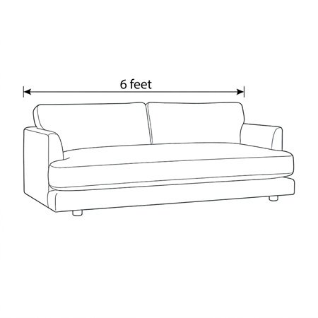 6 Feet - Sunday Sofa