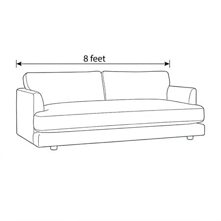 8 Feet - Sunday Sofa