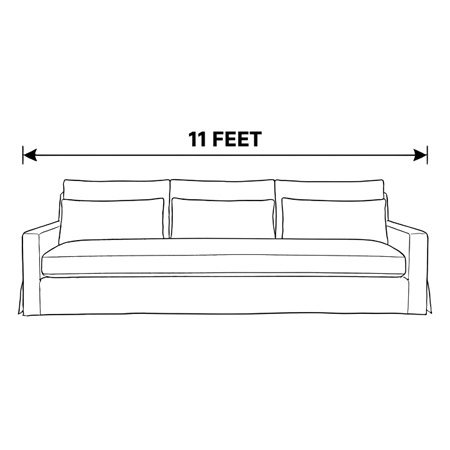 11 Feet - York Sofa