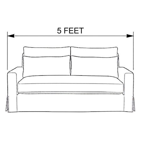 5 Feet - York Sofa