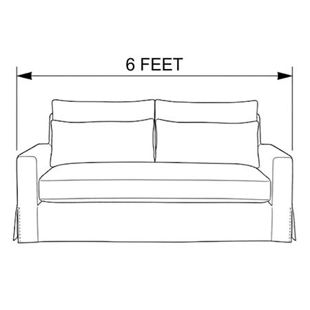 6 Feet - York Sofa