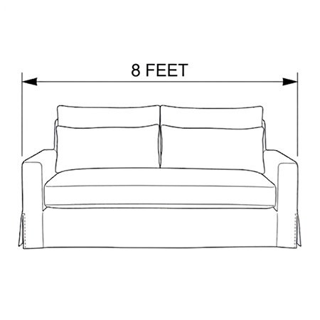 8 Feet - York Sofa