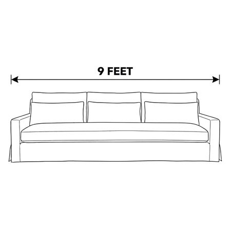 9 Feet - York Sofa