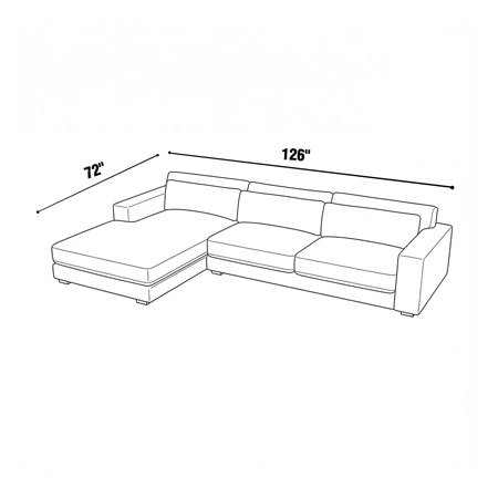 72"x126" - Retreat Chaise