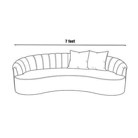 7 Feet - West Flow Sofa