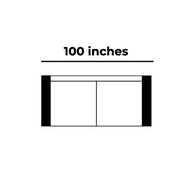100 Inches – Amiri Sofa Bed